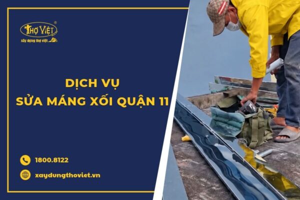Dịch vụ sửa máng xối quận 11