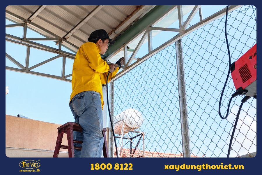 Quy trình sửa máng xối quận 11