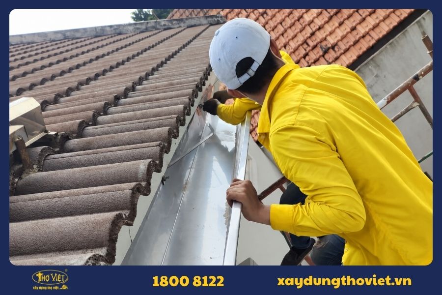 Hạng mục sửa máng xối quận 3