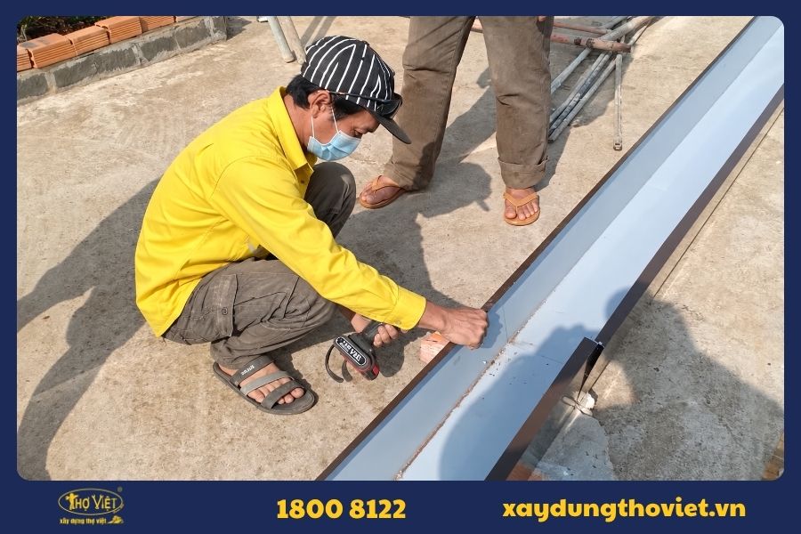 Quy trình sửa máng xối quận 4