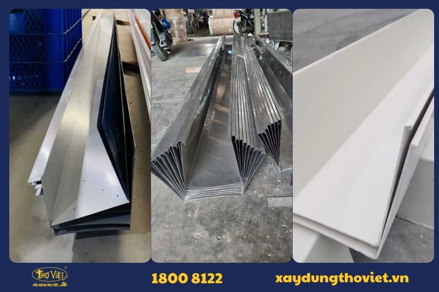 Các loại máng xối phổ biến hiện nay