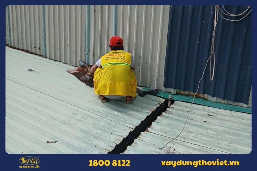 Quy trình sửa máng xối quận 9