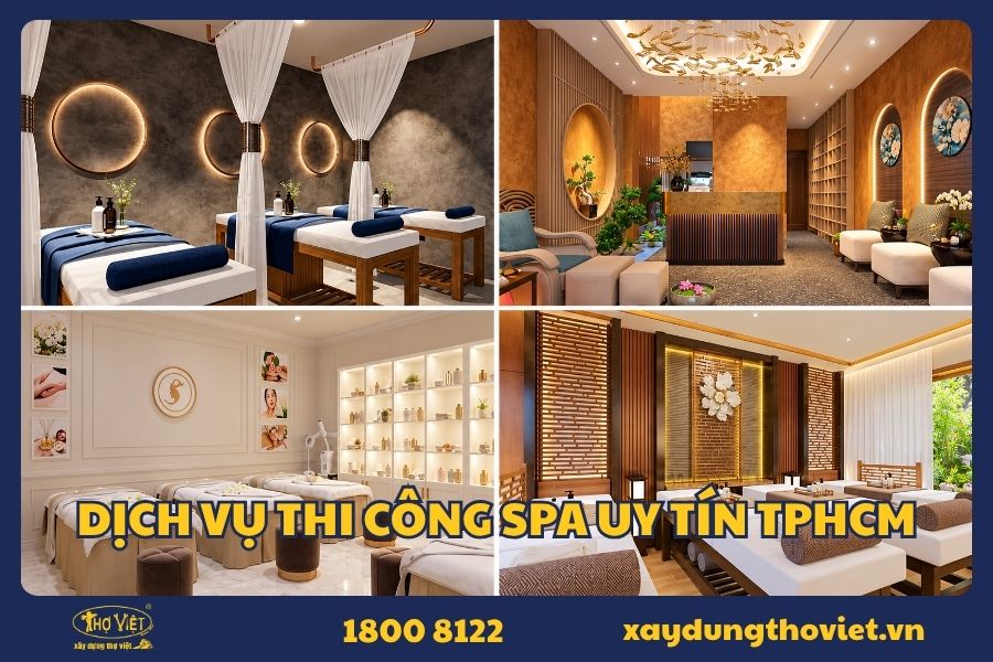 Dịch vụ thi công spa trọn gói, giá tốt TP.HCM